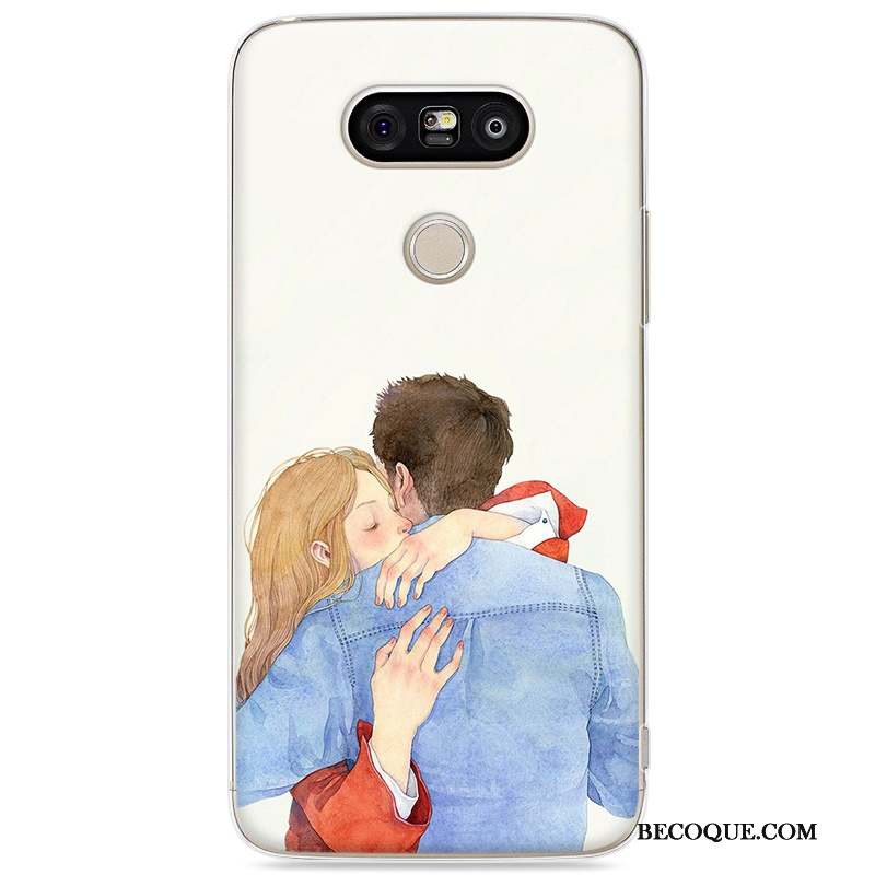 Lg G5 Difficile Bleu Peinture Protection Coque De Téléphone Art