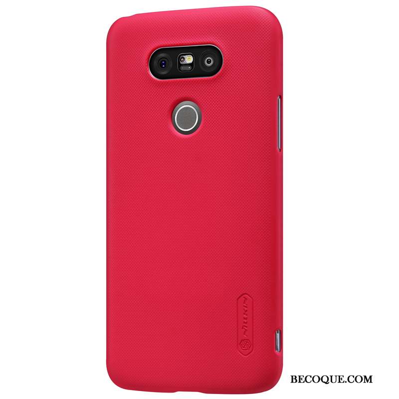 Lg G5 Délavé En Daim Coque De Téléphone Étui Téléphone Portable Protection Or Rose