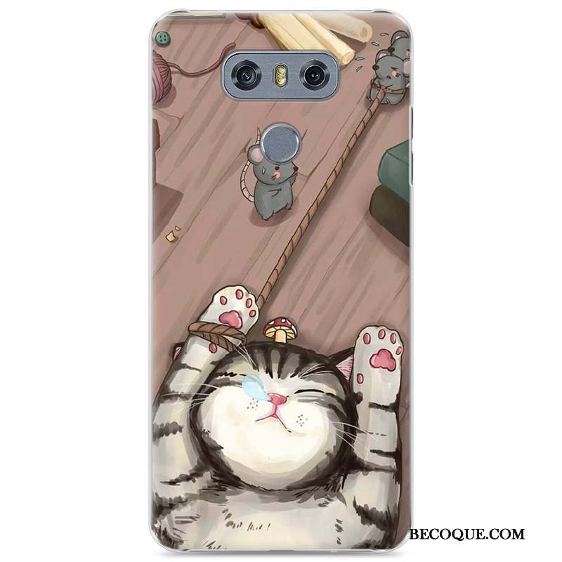 Lg G6 Coque De Téléphone Protection Tendance Dessin Animé Étui Difficile