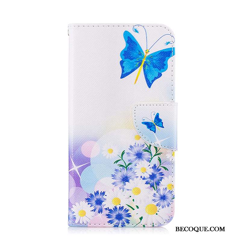 Lg G6 Dessin Animé Peinture Étui En Cuir Protection Coque De Téléphone Housse