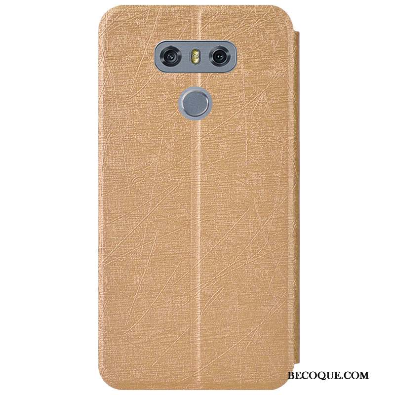 Lg G6 Incassable Rouge Couleur Étui En Cuir Coque De Téléphone Housse