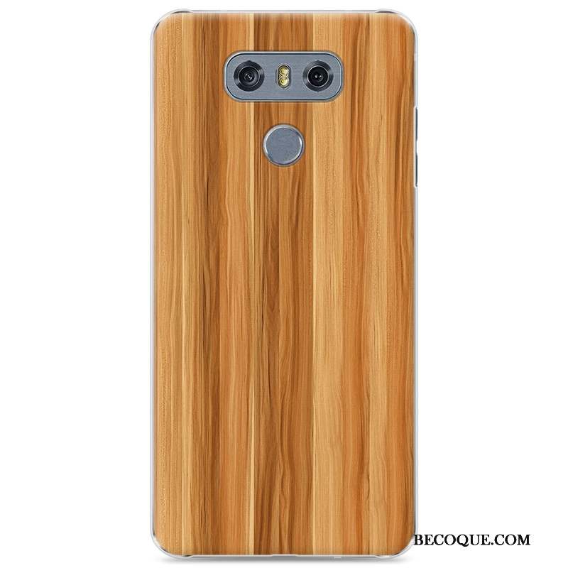 Lg G6 Simple Protection Coque Difficile Noir Incassable