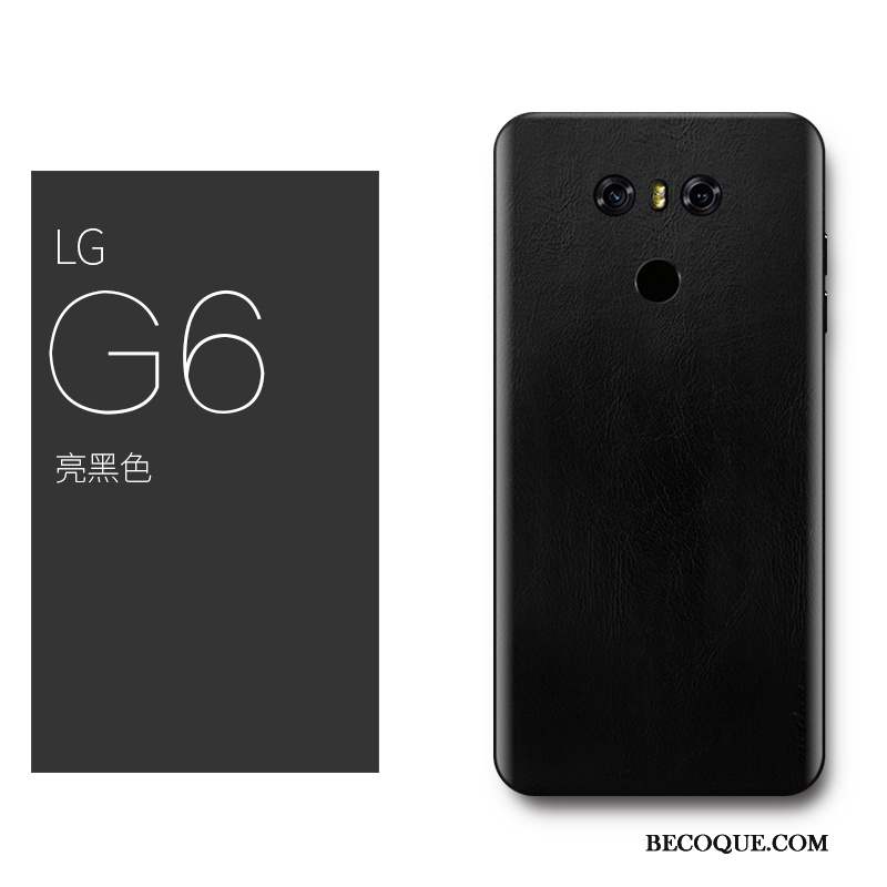 Lg G6 Tout Compris Protection Coque De Téléphone Cuir Véritable Très Mince Étui