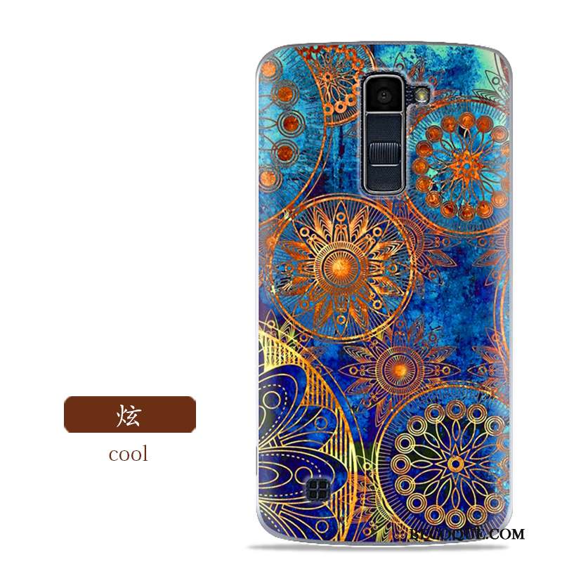 Lg K10 Coque De Téléphone Protection Fluide Doux Téléphone Portable Créatif Étui