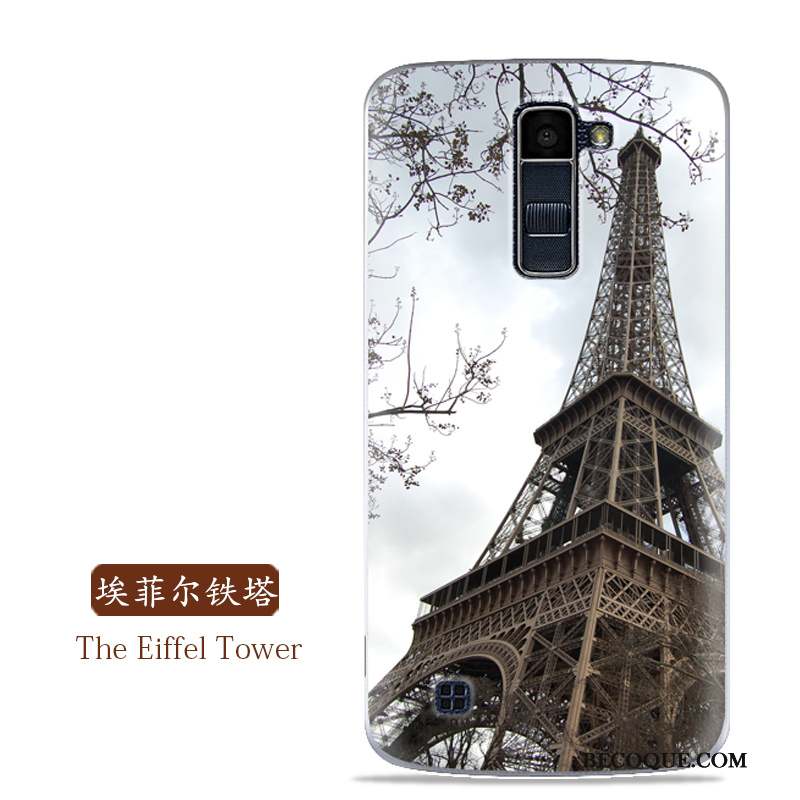 Lg K10 Coque De Téléphone Protection Fluide Doux Téléphone Portable Créatif Étui