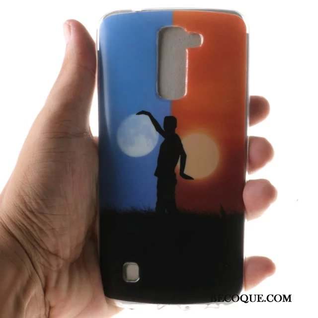 Lg K10 Coque Tout Compris Dessin Animé Silicone Créatif Téléphone Portable Étui