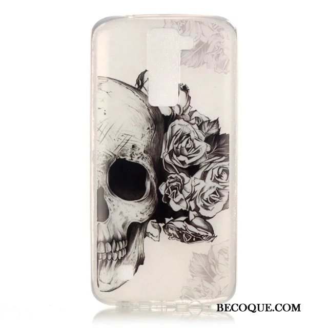 Lg K10 Coque Tout Compris Dessin Animé Silicone Créatif Téléphone Portable Étui