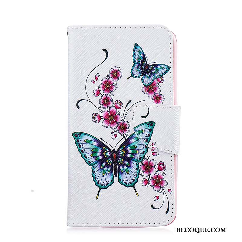 Lg K10 Protection Dessin Animé Étui En Cuir Coque De Téléphone Violet Peinture