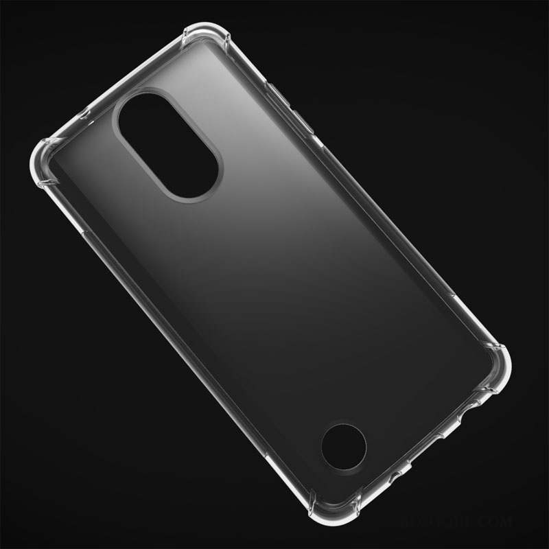 Lg K4 2017 Fluide Doux Antidérapant Coque Protection Étui Noir