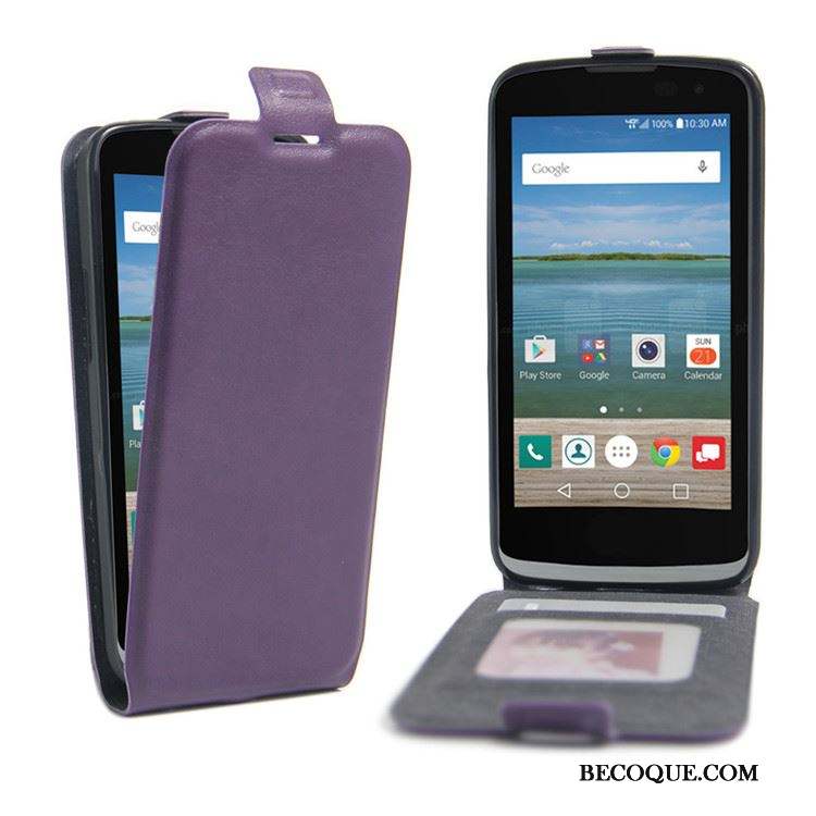 Lg K4 Coque De Téléphone Support Protection Étui En Cuir Téléphone Portable Vintage