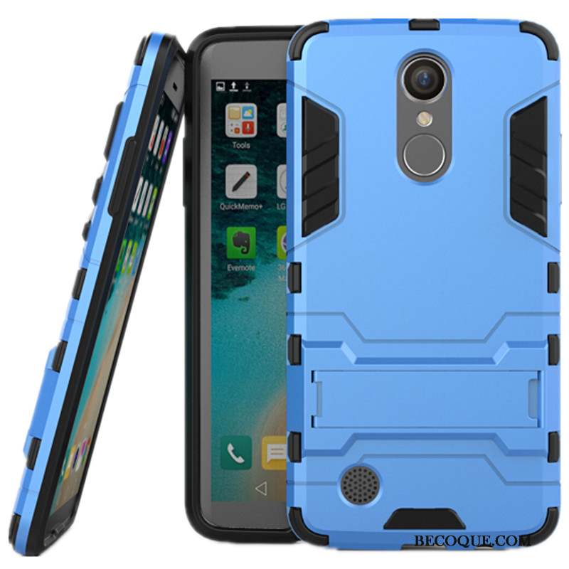 Lg K8 2017 Coque De Téléphone Support Incassable Téléphone Portable Jaune Étui