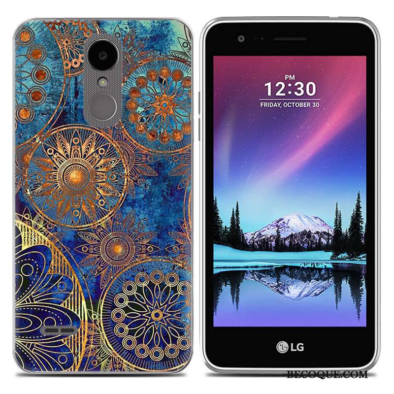 Lg K8 2017 Coque Fluide Doux Tout Compris Téléphone Portable Europe Créatif Blanc