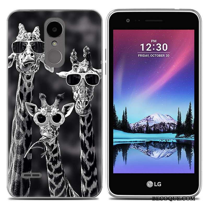 Lg K8 2017 Coque Fluide Doux Tout Compris Téléphone Portable Europe Créatif Blanc