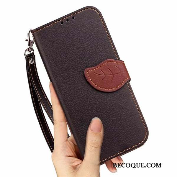 Lg K8 2017 Coque Housse Protection Portefeuille Étui En Cuir Rouge Téléphone Portable