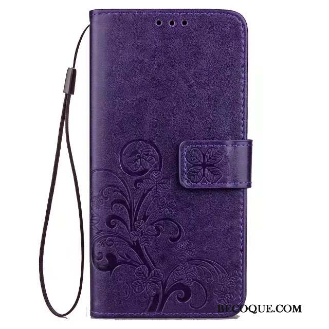 Lg K8 2017 Protection Coque Portefeuille Noir Étui En Cuir Housse