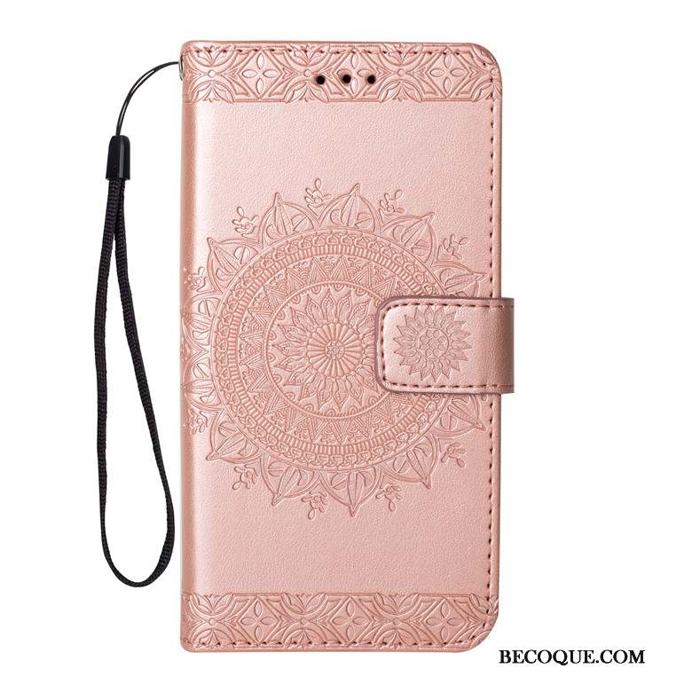 Lg K8 2017 Tendance Violet Étui En Cuir Protection Coque De Téléphone Clamshell