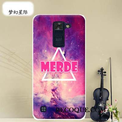 Lg K8 Protection Multicolore Dessin Animé Étui Coque Incassable