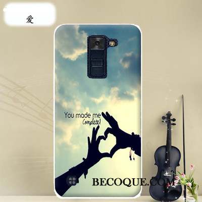 Lg K8 Protection Multicolore Dessin Animé Étui Coque Incassable