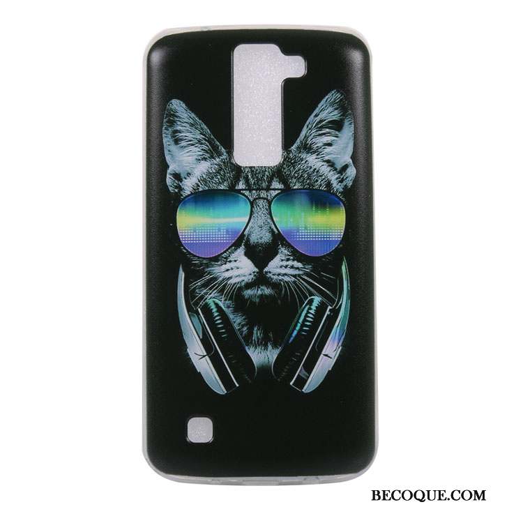Lg K8 Étui Fluide Doux Violet Paysage Coque De Téléphone Protection
