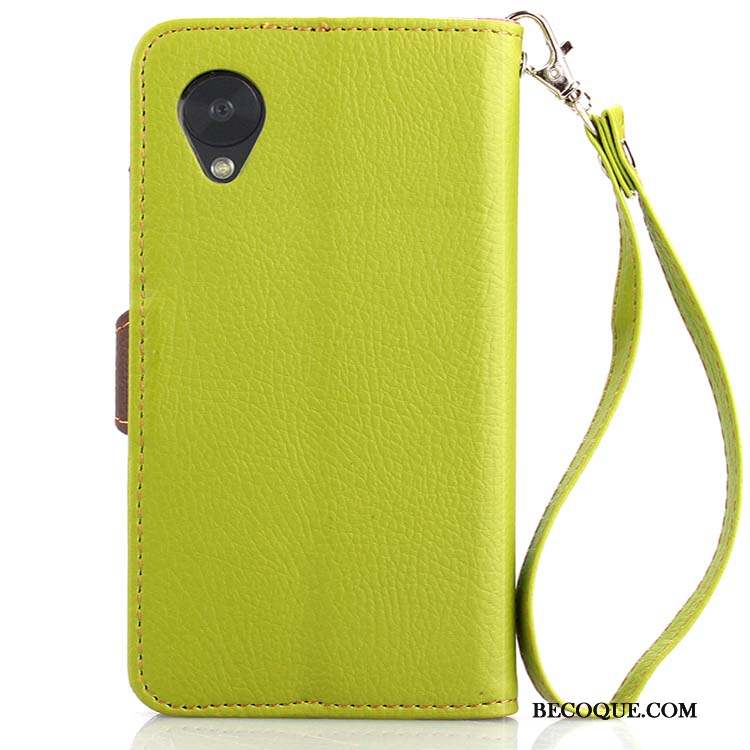 Lg Nexus 5x Coque Fluide Doux Housse Étui Silicone Étui En Cuir Vert