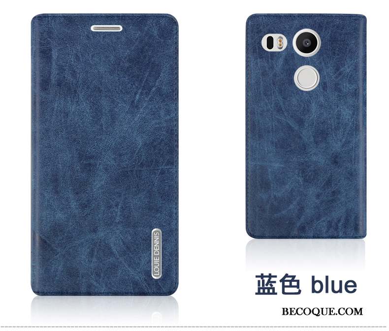 Lg Nexus 5x Coque Téléphone Portable De Téléphone Durable Bleu Protection