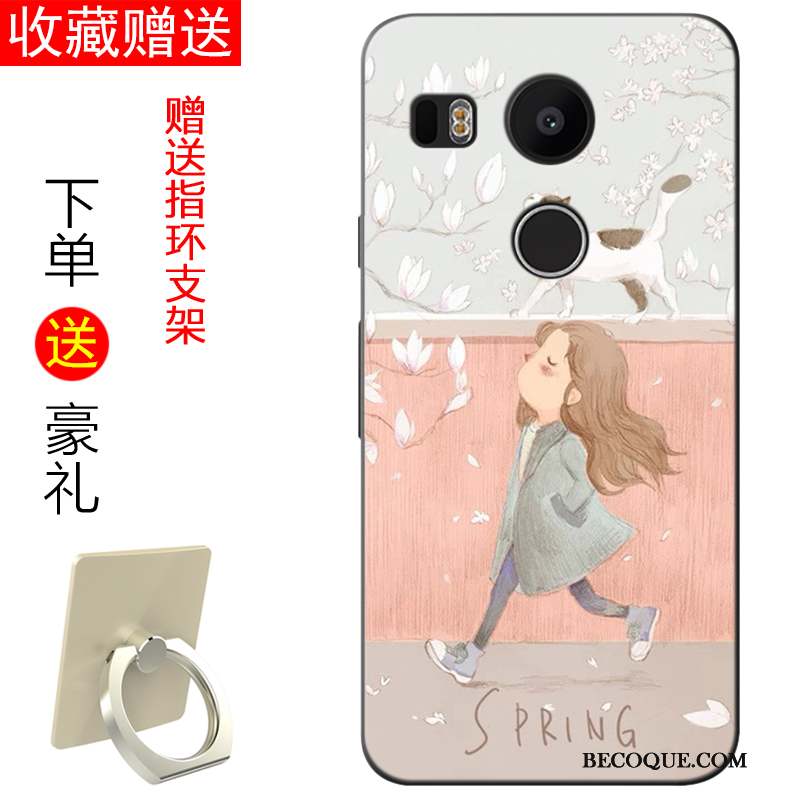 Lg Nexus 5x Personnalité Peinture Coque Étui Protection Incassable