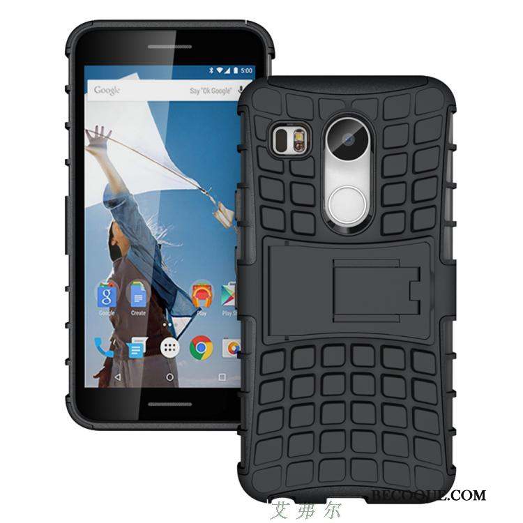 Lg Nexus 5x Étui Rouge Armure Téléphone Portable Coque De Téléphone Incassable