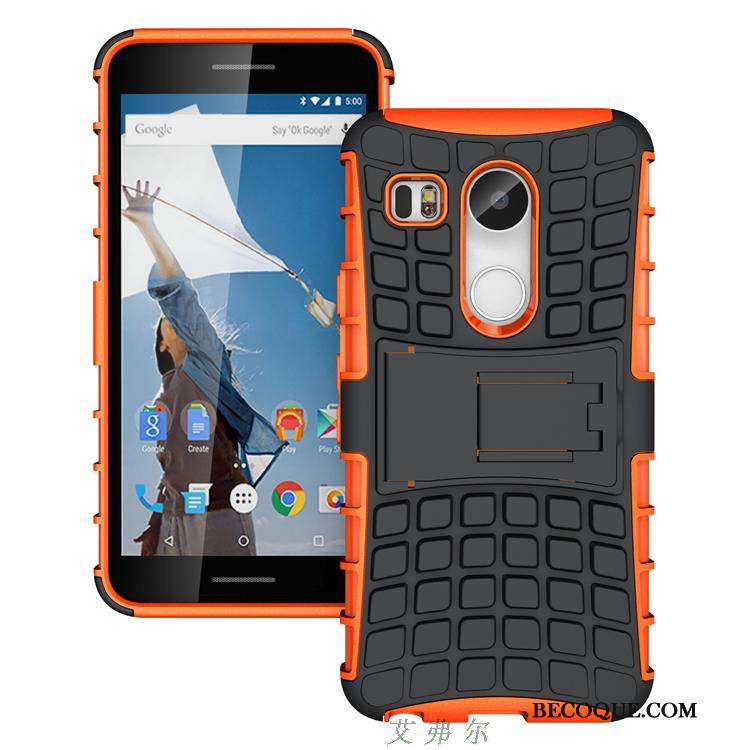 Lg Nexus 5x Étui Rouge Armure Téléphone Portable Coque De Téléphone Incassable
