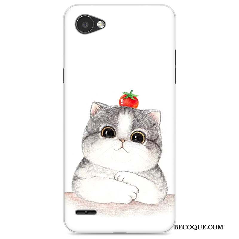 Lg Q6 Blanc Créatif Étui Personnalité Peinture Coque De Téléphone