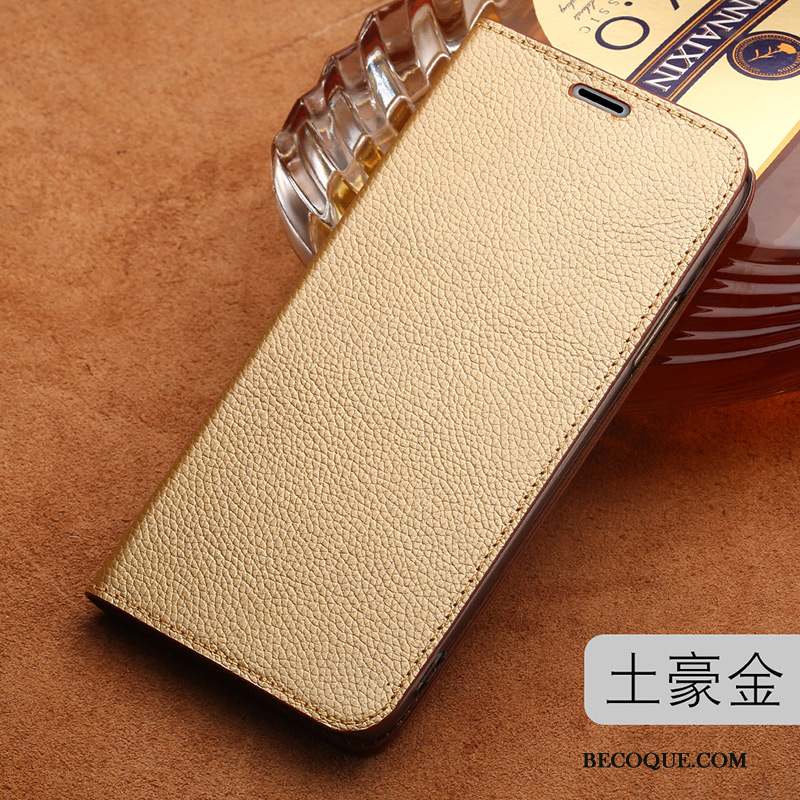 Lg Q6 Coque Incassable Protection Luxe Étui Cuir Véritable Business