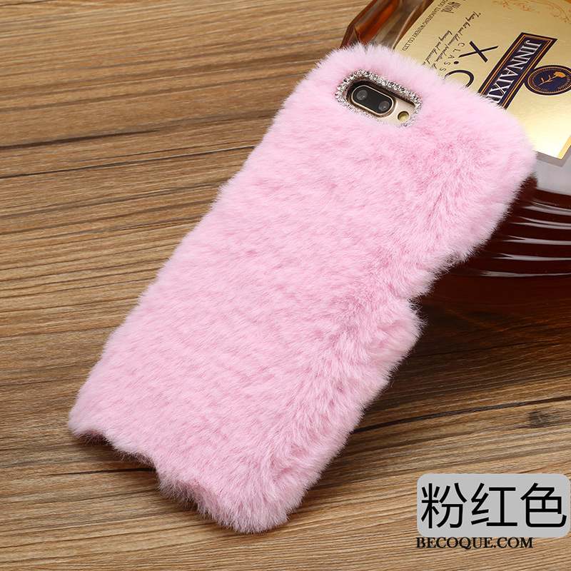 Lg Q6 Coque Super Mignon Mode Charmant Bleu Étui Peluche