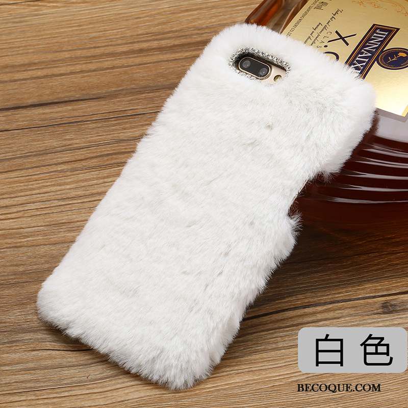 Lg Q6 Coque Super Mignon Mode Charmant Bleu Étui Peluche