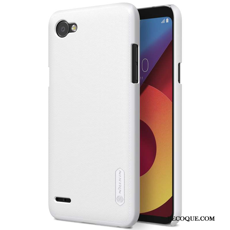 Lg Q6 Protection Étui Or Antidérapant Blanc Coque