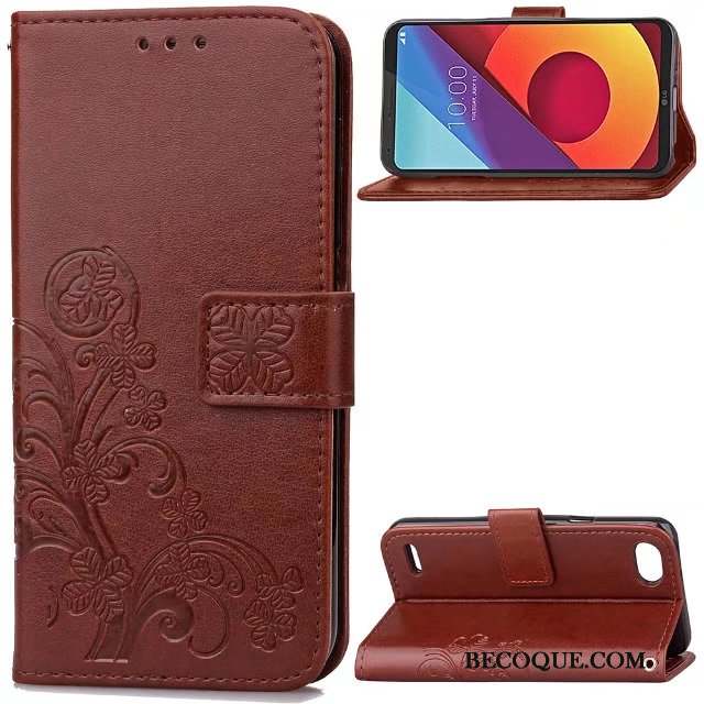 Lg Q6 Simple Créatif Rouge Étui Protection Coque De Téléphone