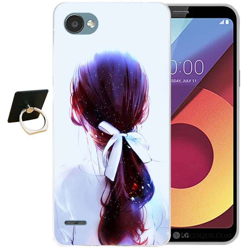 Lg Q6 Tout Compris Coque Gaufrage Silicone Protection Dessin Animé