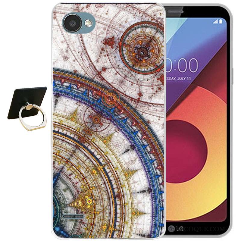 Lg Q6 Tout Compris Coque Gaufrage Silicone Protection Dessin Animé