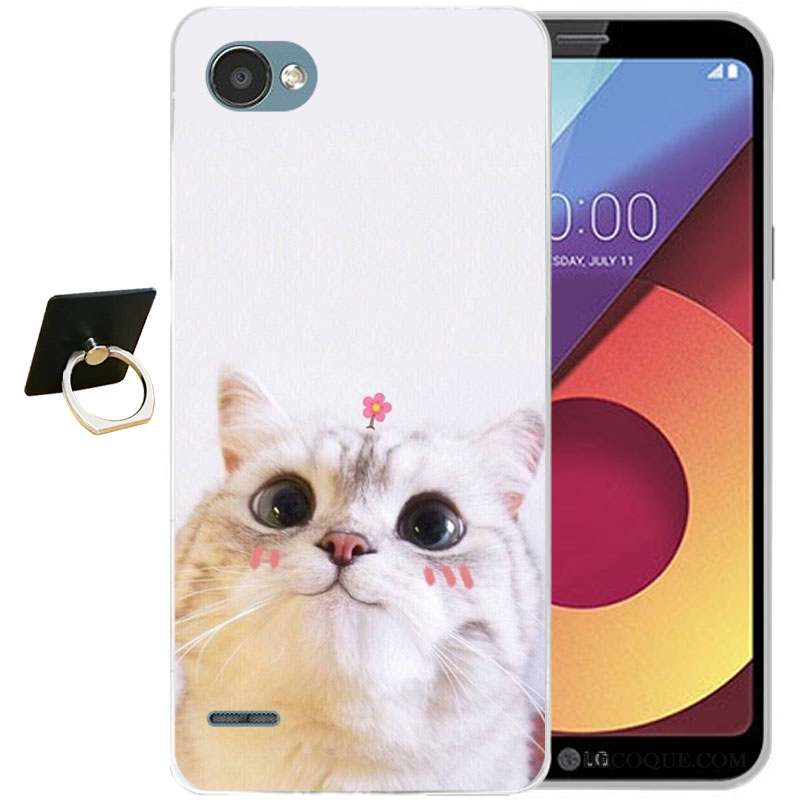 Lg Q6 Tout Compris Coque Gaufrage Silicone Protection Dessin Animé