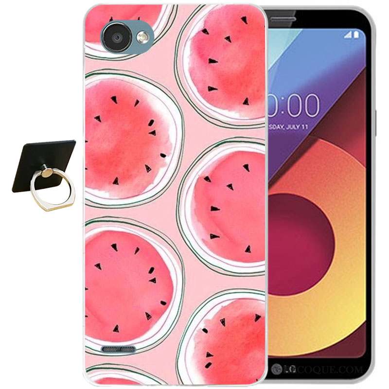 Lg Q6 Tout Compris Coque Gaufrage Silicone Protection Dessin Animé