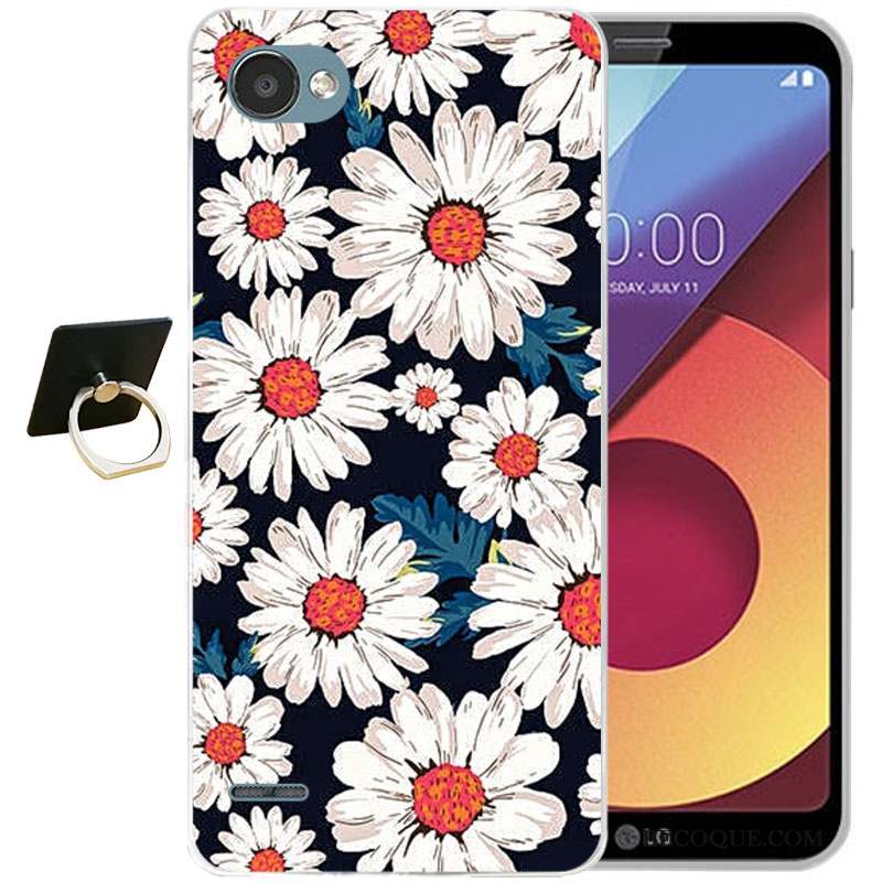 Lg Q6 Tout Compris Coque Gaufrage Silicone Protection Dessin Animé