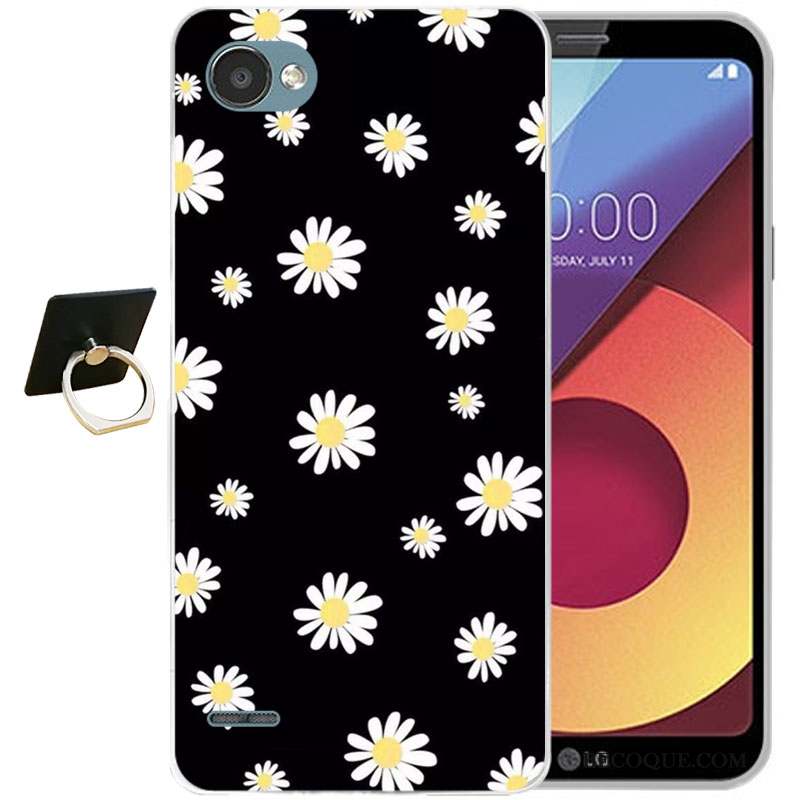 Lg Q6 Tout Compris Coque Gaufrage Silicone Protection Dessin Animé