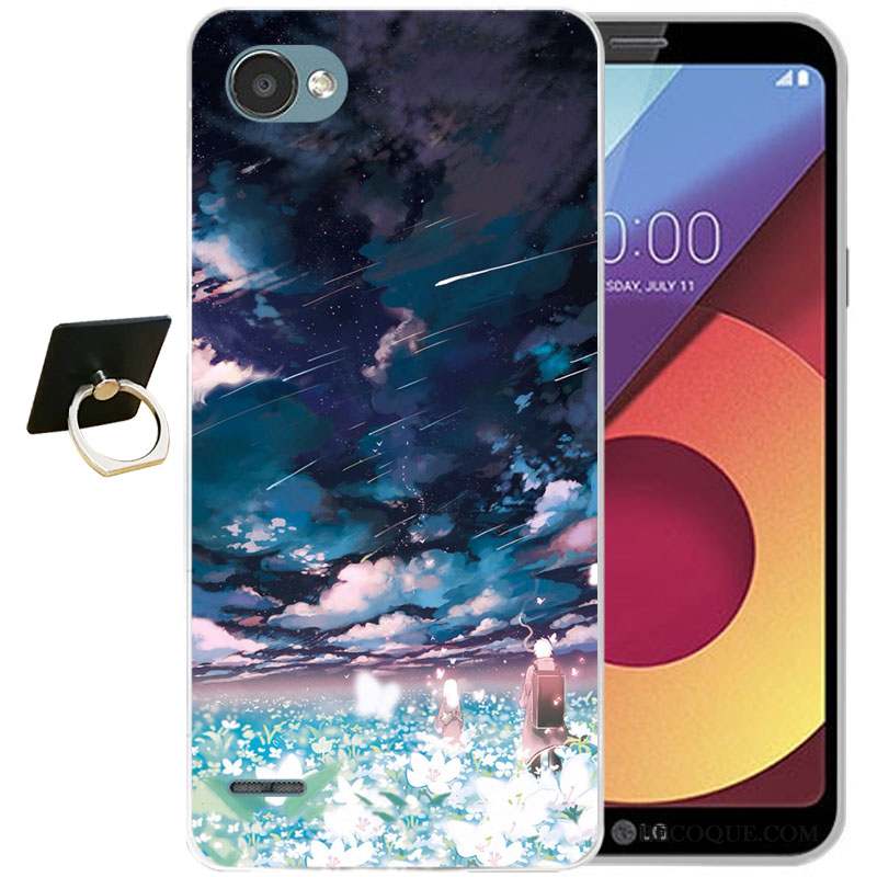 Lg Q6 Tout Compris Coque Gaufrage Silicone Protection Dessin Animé