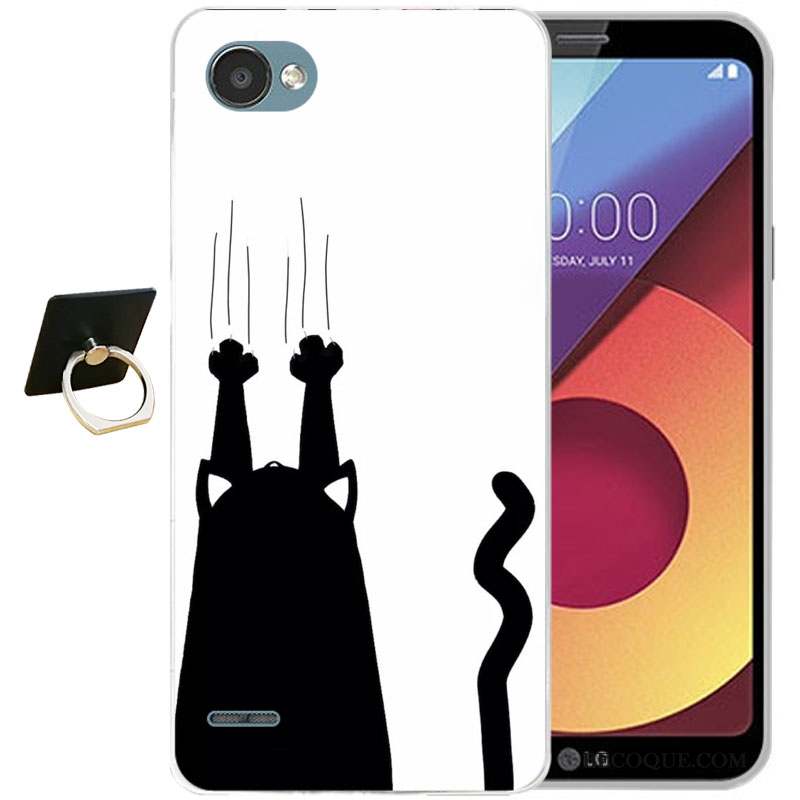 Lg Q6 Tout Compris Coque Gaufrage Silicone Protection Dessin Animé