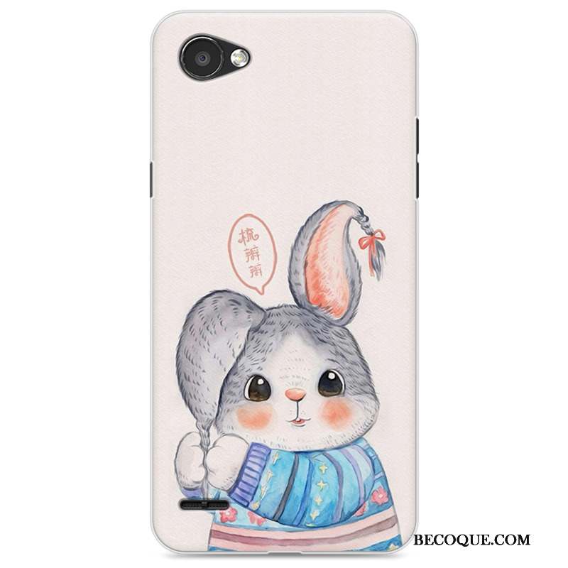 Lg Q6 Tout Compris Dessin Animé Coque De Téléphone Rouge Créatif Fluide Doux