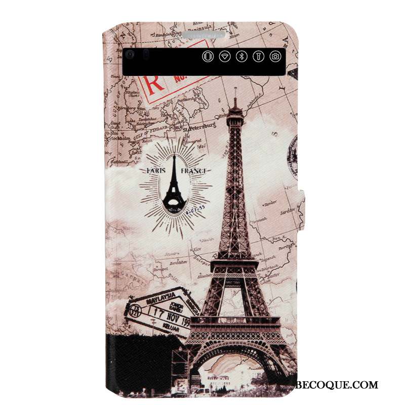 Lg V20 Coque De Téléphone Protection Dessin Animé Housse Étui Dormance