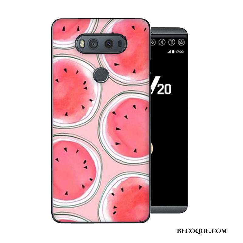 Lg V20 Coque Personnalité Gris Nouveau Protection Fluide Doux