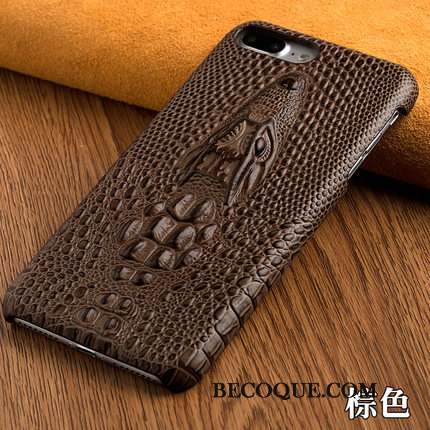 Lg V20 Difficile Cuir Véritable Vintage Dragon Incassable Coque De Téléphone