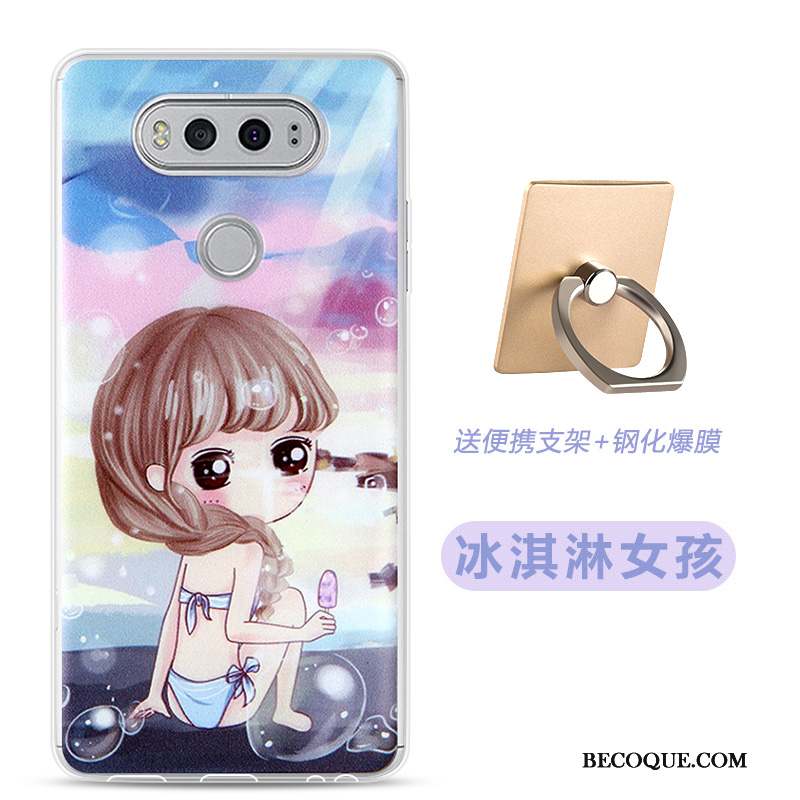 Lg V20 Incassable Transparent Fluide Doux Tout Compris Coque De Téléphone Téléphone Portable