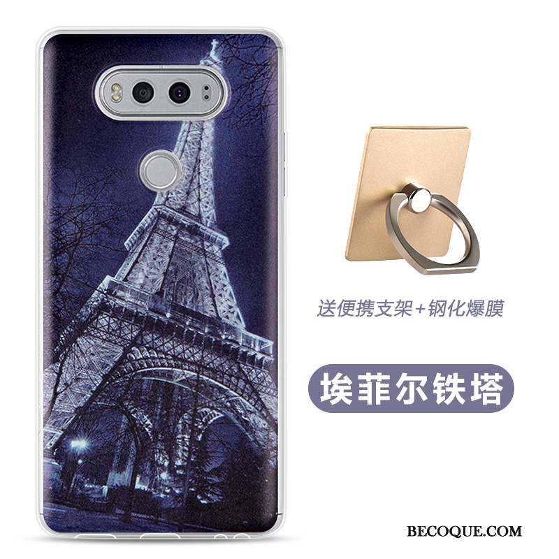 Lg V20 Incassable Transparent Fluide Doux Tout Compris Coque De Téléphone Téléphone Portable