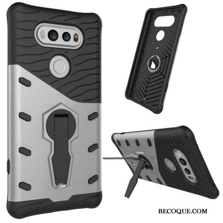 Lg V20 Or Protection Étui En Cuir Coque De Téléphone