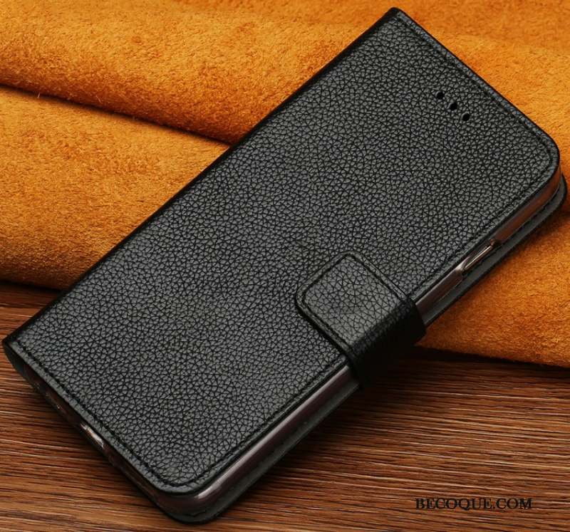 Lg V20 Personnalité Coque De Téléphone Cuir Véritable Or Étui Protection